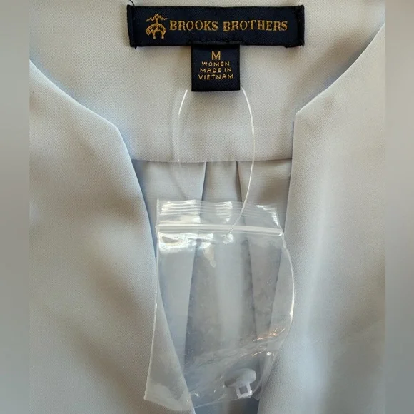 Brooks Brothers Blouse Light Blue long sleeves size M - Picture 2 of 6